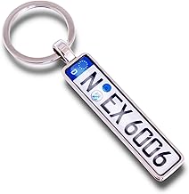 Personalisierter Schlüsselanhänger mit KFZ-Kennzeichen individuelles Geschenk für Lieblingsmenschen