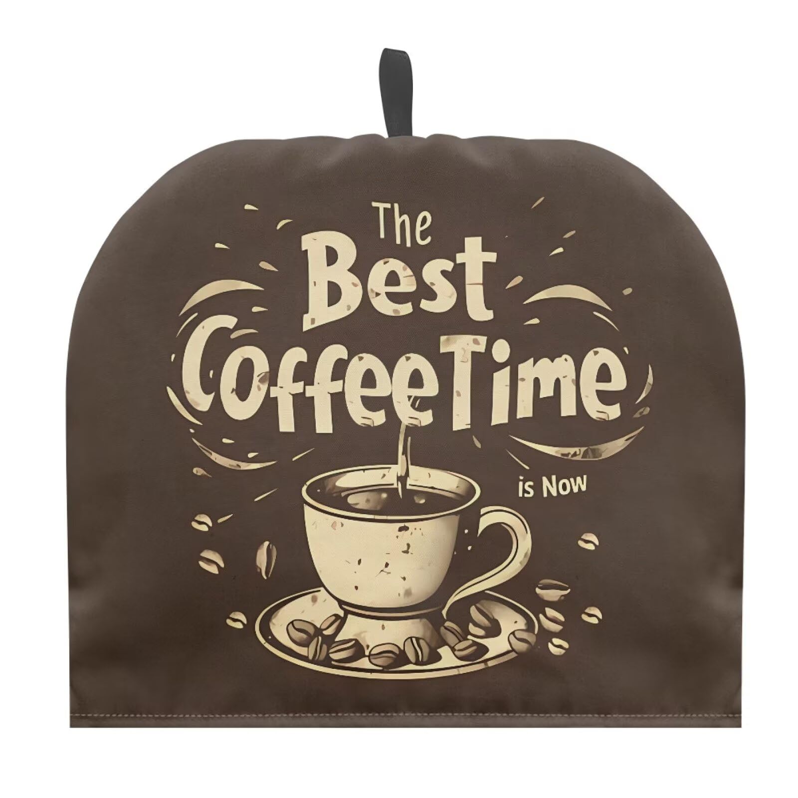 NETILGEN Best Coffee Time Teapot Cover Tea Cozy for Teapot Insulated Kitchen Accessory Tea Pot Cozy for Keeping Warm Home Decor