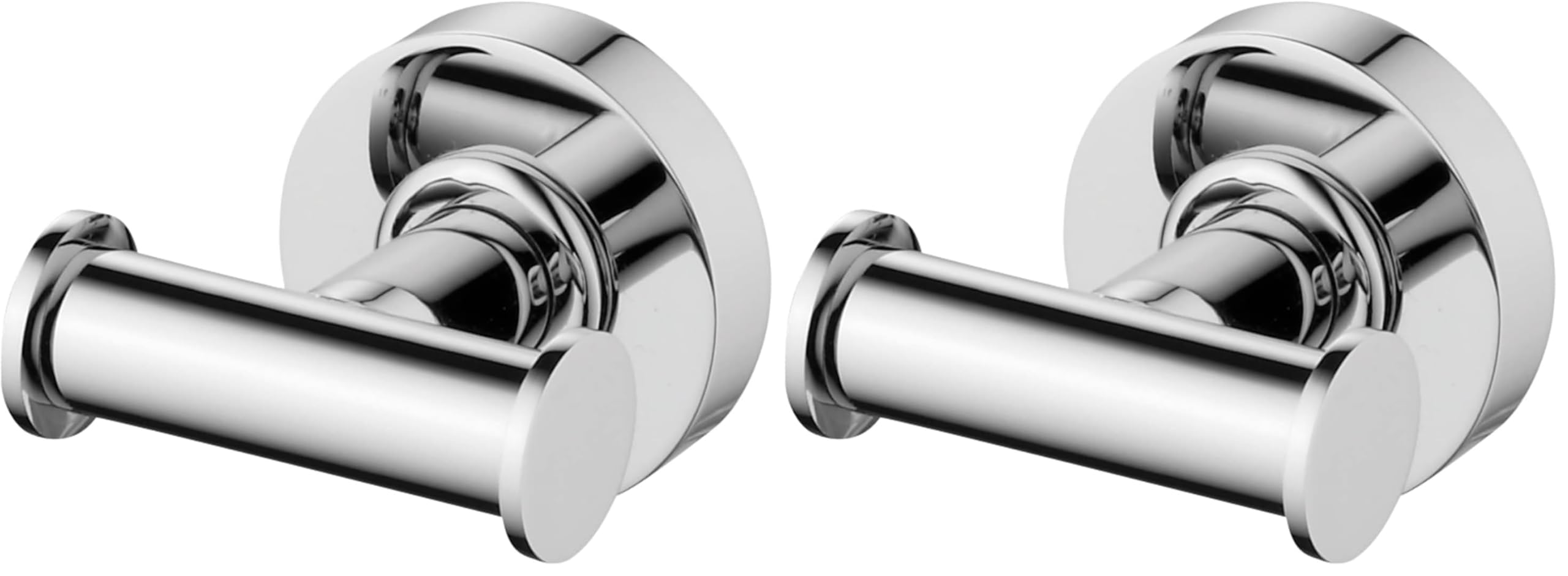 Ideal Standard A9116AA Serie IOM appendino doppio, cromato (Confezione da 2)