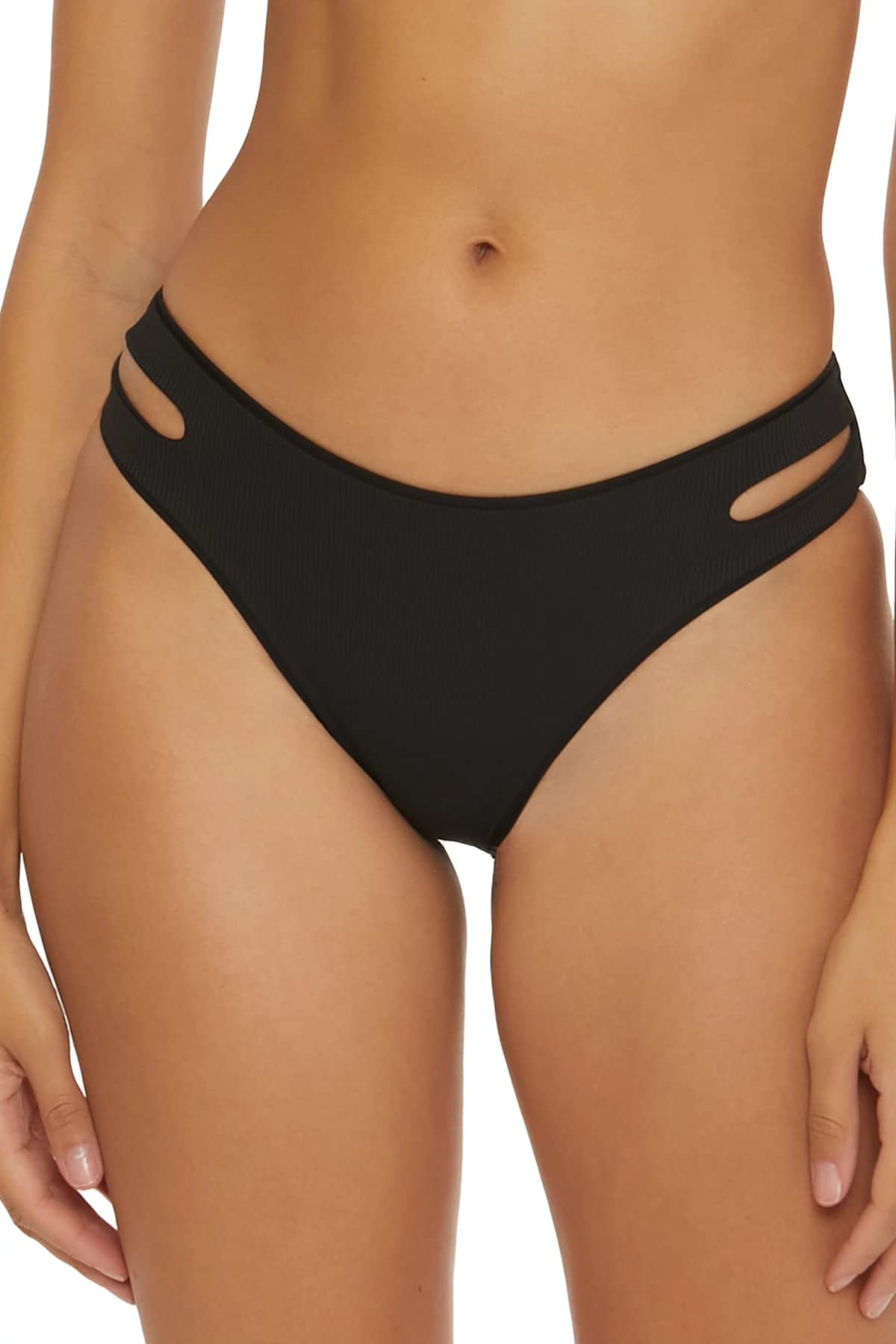 Becca by Rebecca VirtueWomen's Standard Modern Edge Bikini Bottom, Presley Scoop, Adjustable, Swimwear Separates