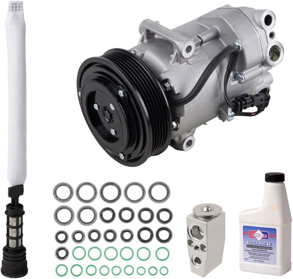 For 2011 Chevy Cruze Eco 1.4T AC Compressor w/A/C Repair Kit - BuyAutoParts 60-89217RK New
