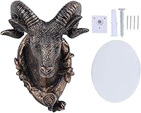 Vista 6 de Fydun Cute Retro Horse, Animal Shape Wall Hanging Hook Coat Hat Clothes Goat Home Bathroom Whimsical Coat Hooks Rack Hooks Decoration for Bedroom