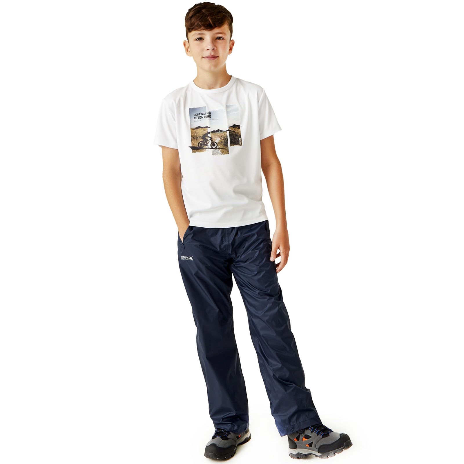 Regatta - Surpantalon Technique Et Compactable Junior Pack-it, Sovrapantaloni Unisex - Bambini e Ragazzi