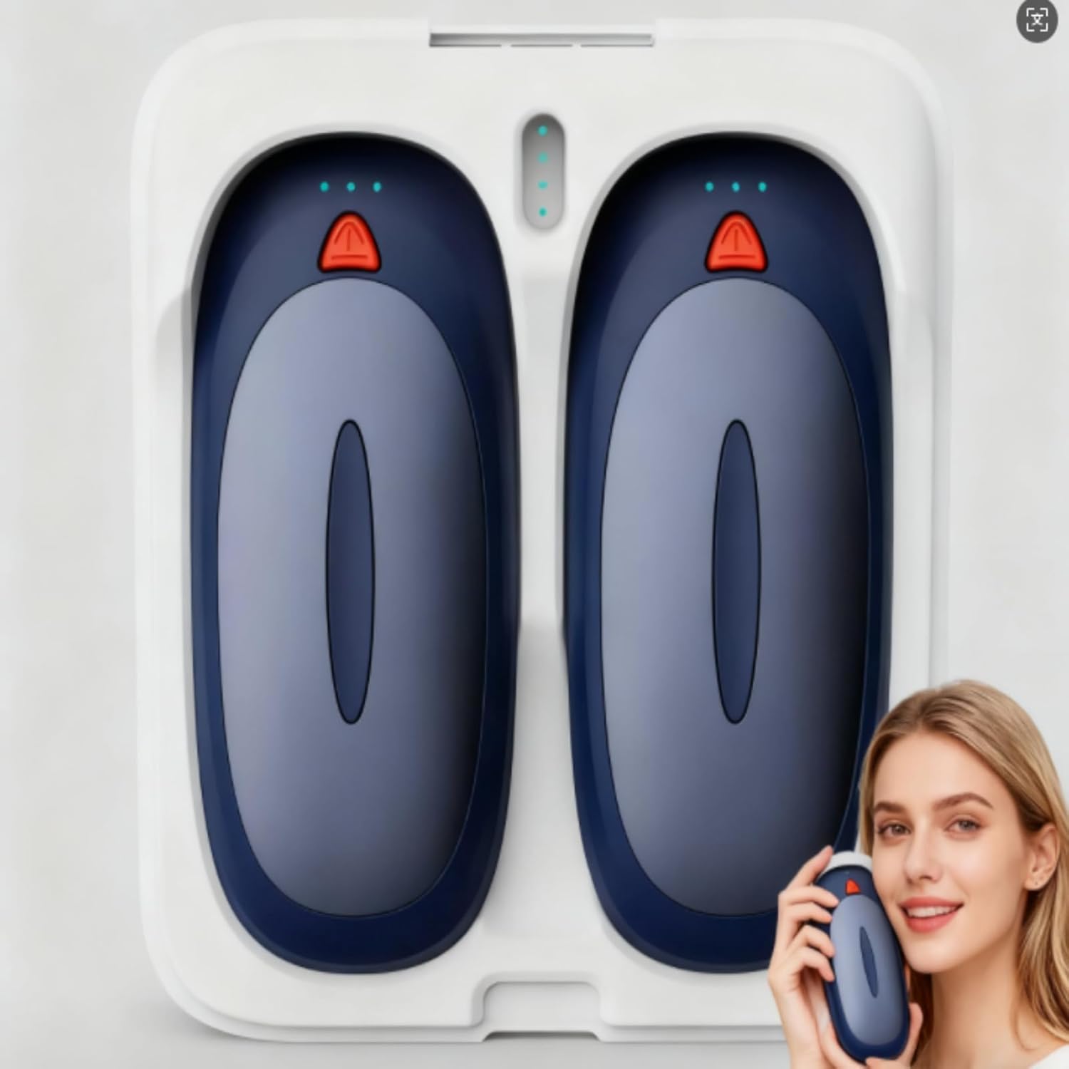 Hiolpen AI Hand Warmers Rechargeable 2 Pack Main Image