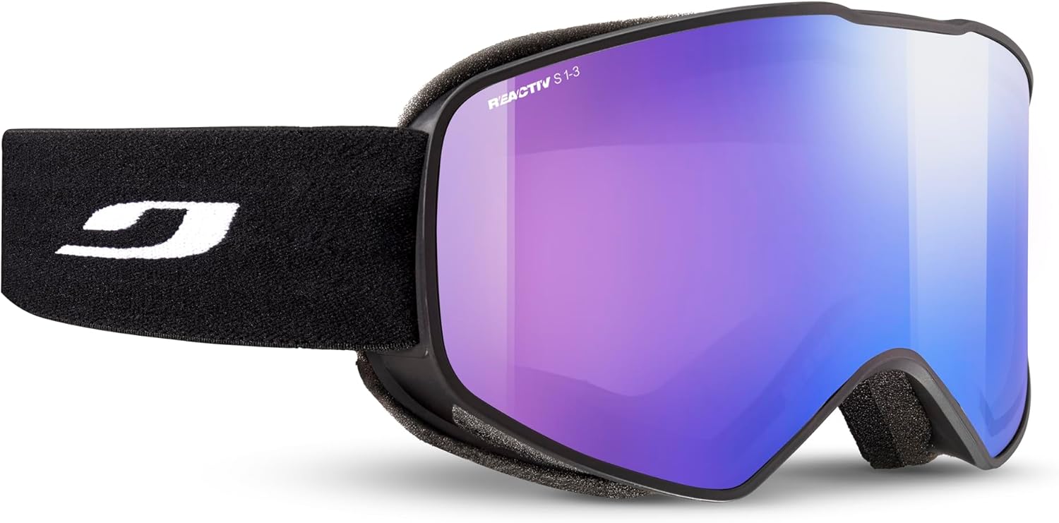 Julbo Cyclon Snow Goggles for Men & Women w/REACTIV Photochromic Lens for Skiing and Snowboarding - 100% UV Protection