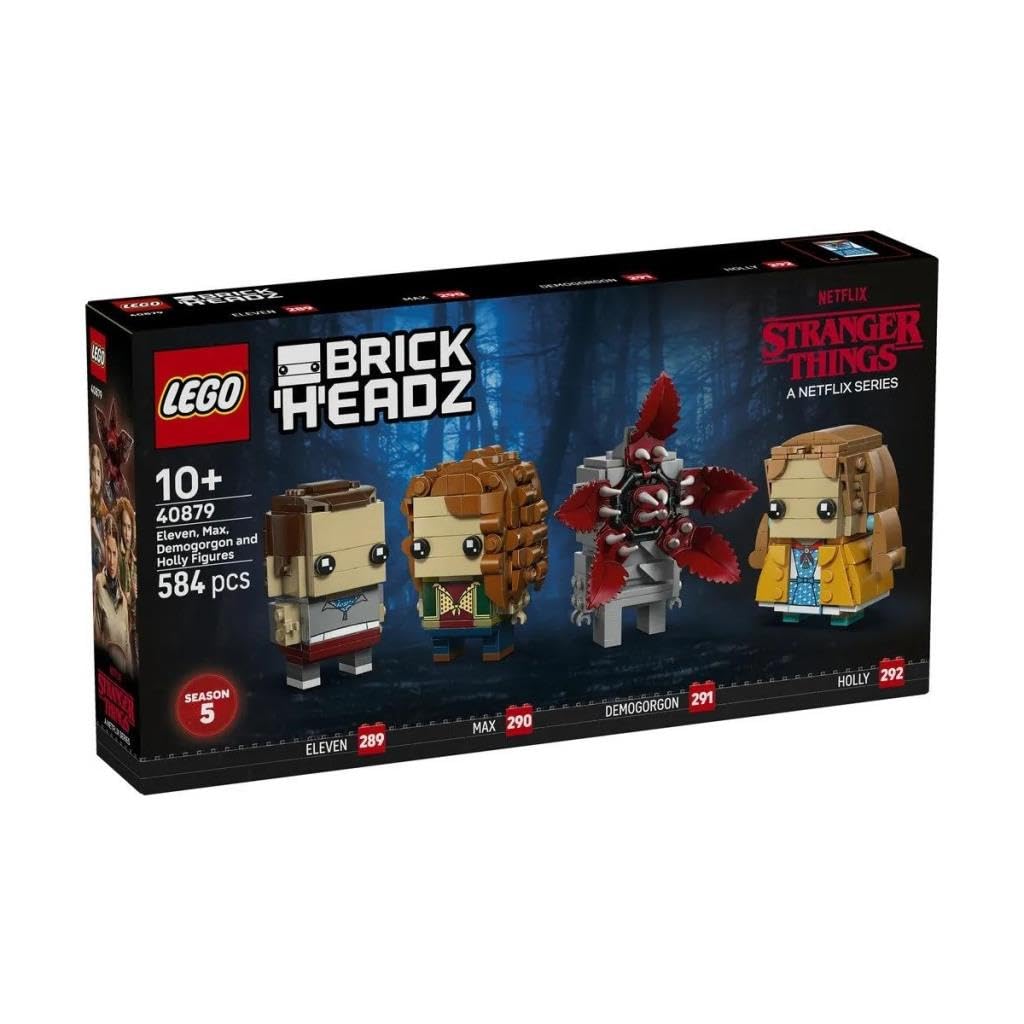 LEGO Stranger Things Brickheadz Eleven, Max, Demogorgon and Holly Figures Set 40879