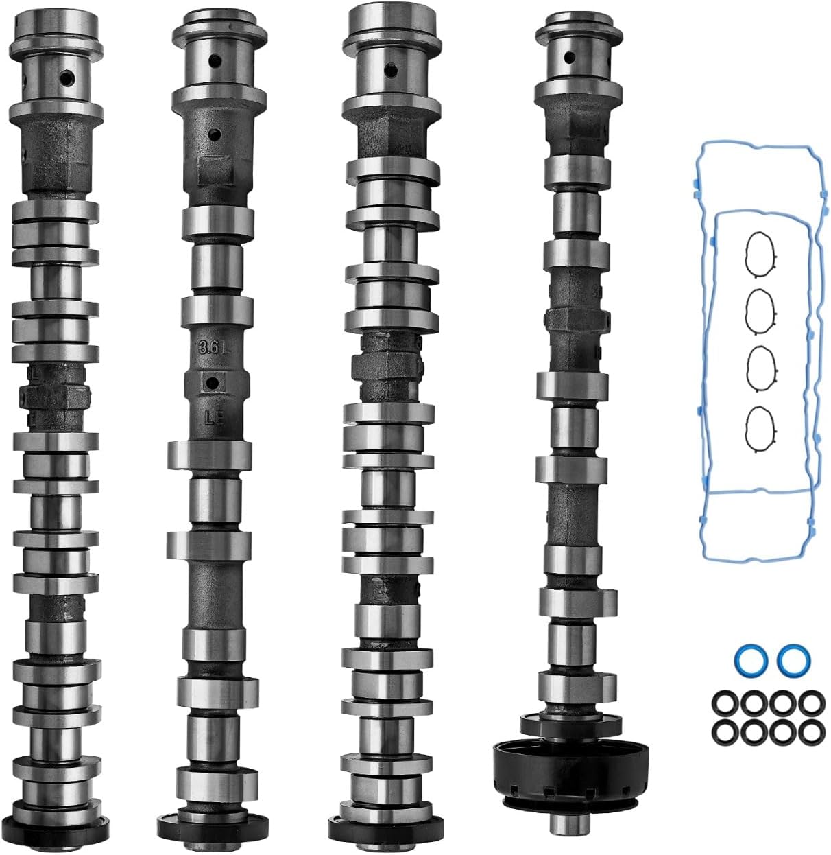 4Pcs Complete Engine Camshafts Fits for Dodge Durango For Jeep Grand Cherokee Wrangler Gladiator For Chrysler Pacifica Voyager 3.6L 2016-2024 5047912AD 5047913AD 5048029AD 5048030AD