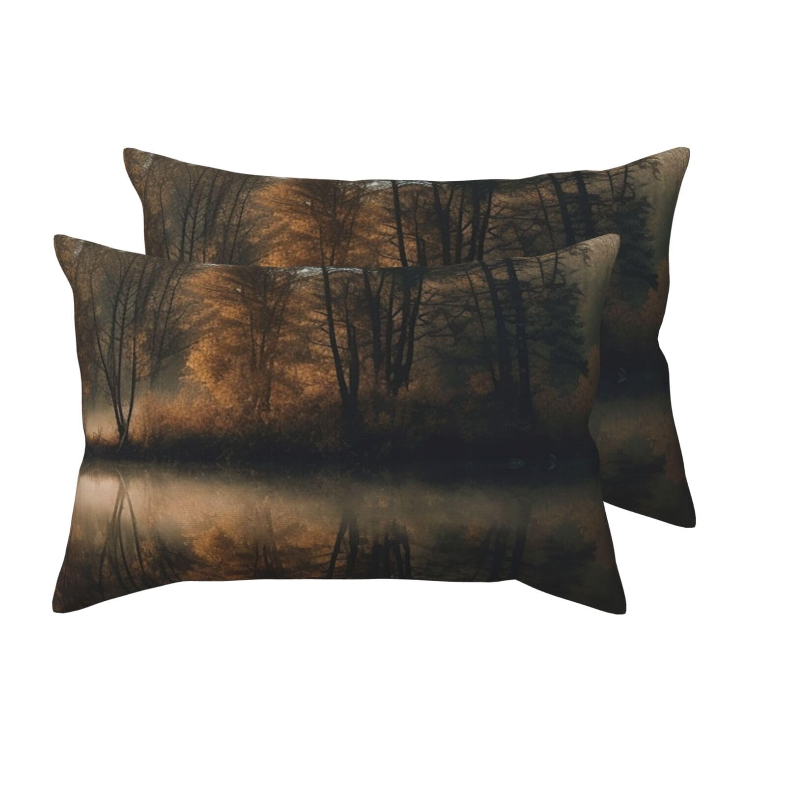 Taies d'oreiller cheveux et peau 50x76 cm enveloppe motif arbres douces