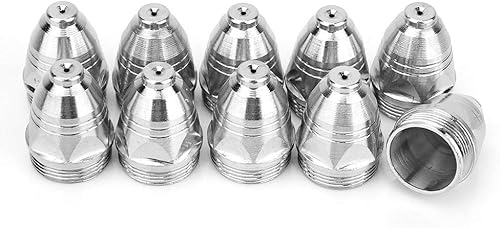 Miniatura 7 de 10 piezas de 80 boquillas de plasma de 0.043in para cortadores de plasma de electrodos de consumo, puntas de linterna para máquina de corte de