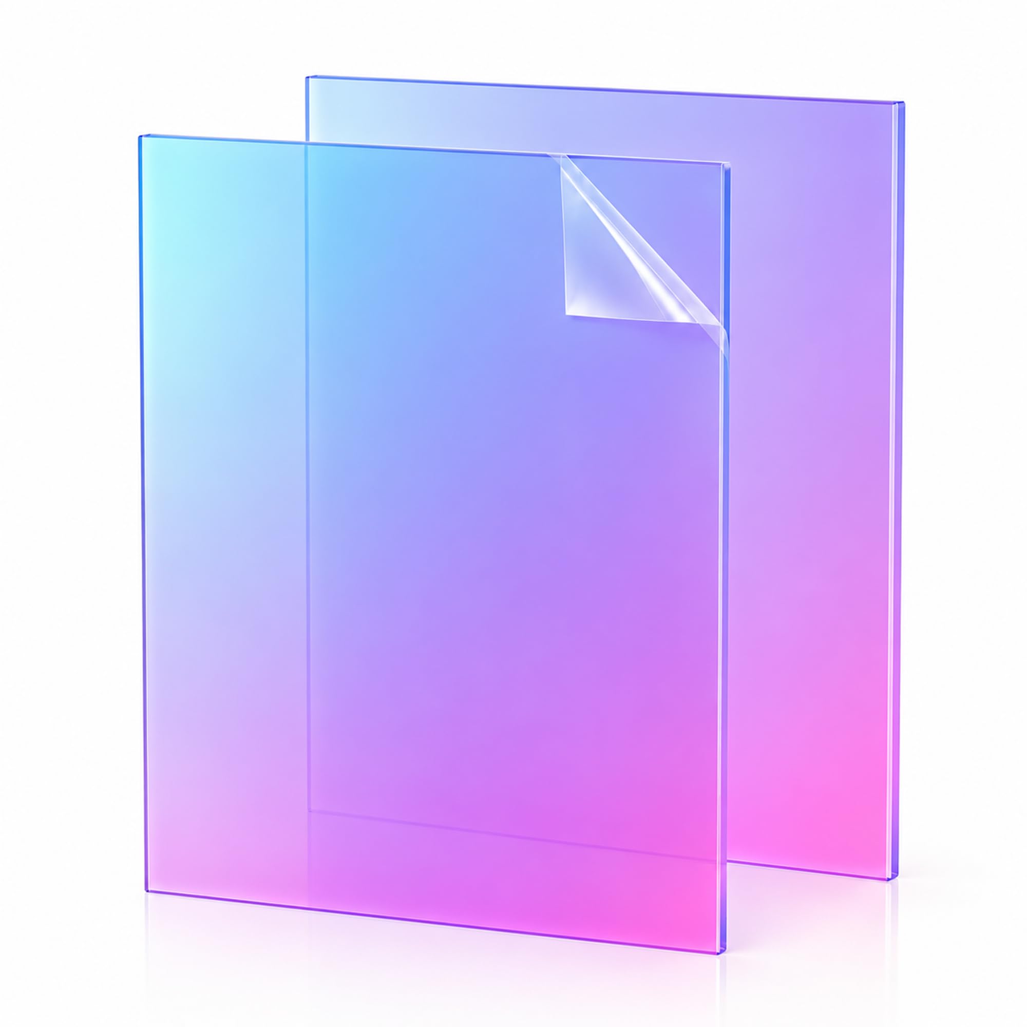 Iridescent Acrylic Sheets - Laser Cutting Pack -8