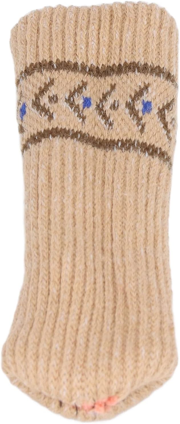 Generic Chair Leg Floor Protectors, Chair Foot Covers 20PCS Furniture Leg Socks Acrylic Silicone Double Layer Elastic Covers for Hardwood Floors Feet