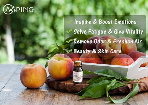 Miniatura 4 de Aceites esenciales de melocotón y piña, aceites vegetales naturales 100% puros y orgánicos para difusor, aromaterapia, spa, masaje, yoga, perfume,
