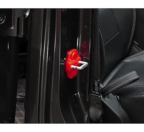 Miniatura 6 de Voodonala Para JL - Cubierta de cerradura de puerta, hebilla decorativa para Jeep Wrangler JL JLU 2018-2024, para Jeep Gladiator JT 2020 2021,