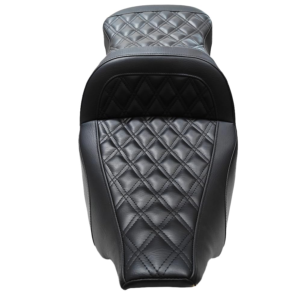 Tylne oparcie pasażera Do Touring Street Glide Road Glide Road King 08-2023 oparcie kierowcy drążek Sissy | Kolor motocykla z przeszyciami, duża podkładka pod oparcie sofy wewnątrz siedzenia