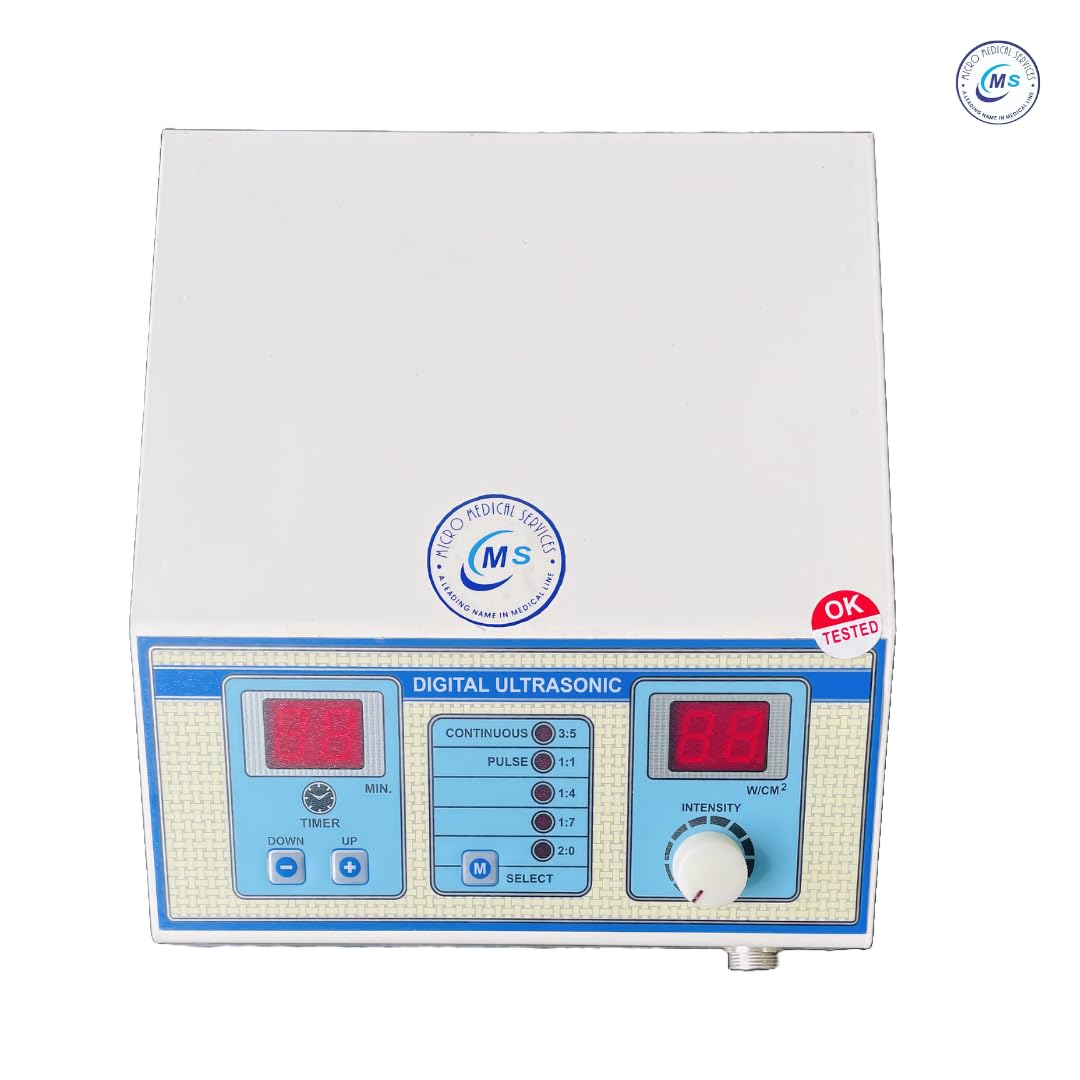 MICRO MEDICAL SERVICES Ultrasonic Therapy Machine, 1 MHz, for Physiotherapy MICRO MEDICAL SERVICES Ultrasonic Therapy Machine, 1 MHz, for Physiotherapy