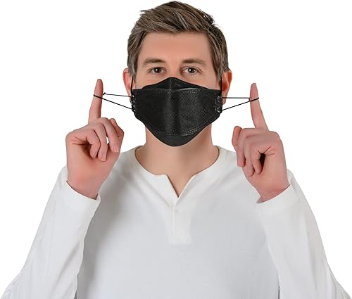 Miniatura 3 de BOTN - 11 cubrebocas de protección y seguridad KF94 para adultos, filtro de 4 capas y diseño 3D, correa ajustable y calidad premium, fabricados en