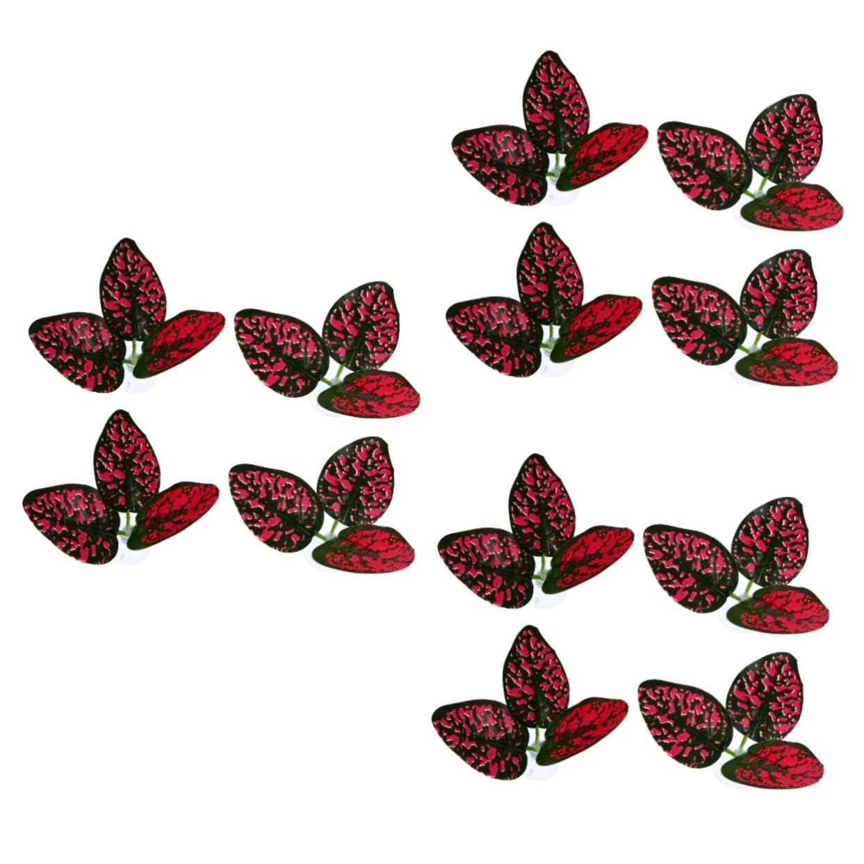 VANZACK 12piezas Decorativa Artificial para Acuario Pad De Reposo para Reproducción De Peces Adorno Realista para Acuarios y Peceras