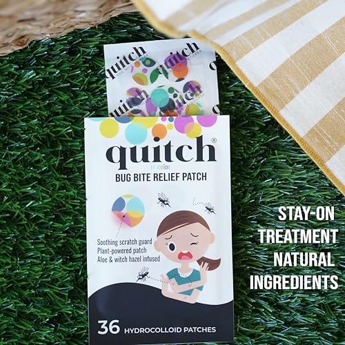 Quitch Mosquito Bite Itch Relief Patch, After Bite Insect Bite Treatment, Anti Itch Cream - image 9