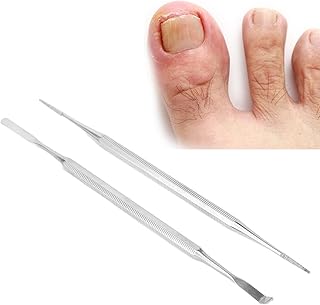 Ingrown Toenail Tool Kit, Professional Toenail File, Stainless Steel Ingrown Toenail File Lifter Set Pedicure Tool, Nail Cleaner Tools, Manicure Pedicure for Ingrown Under Nail Cleaner