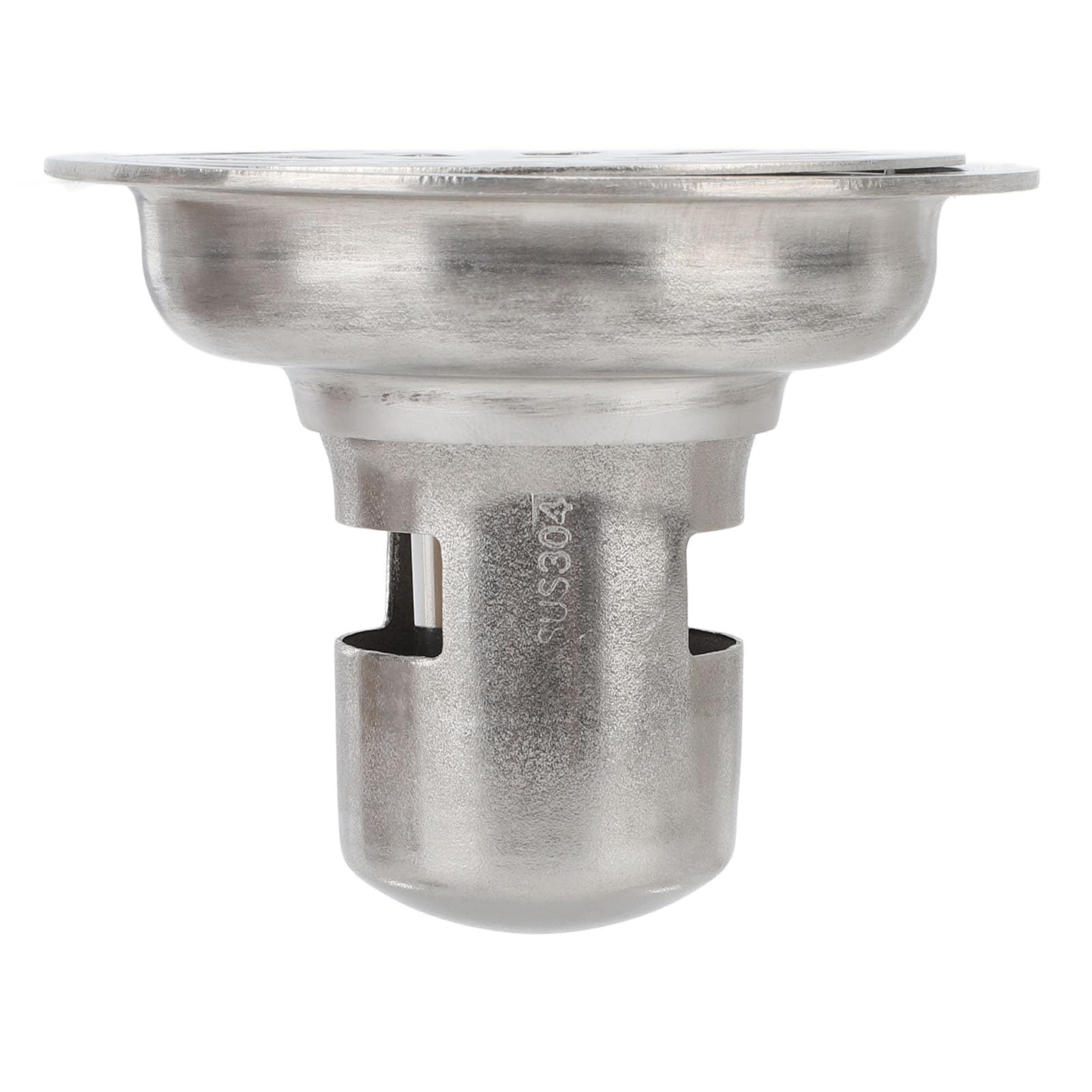 Runder Abfluss, Anti-Rückfluss-Gerät, Duschabfluss-Set, 8,9 cm, Edelstahl, geruchsdichter Bodenablauf, geeignet für Küchen, Badezimmer, Balkone