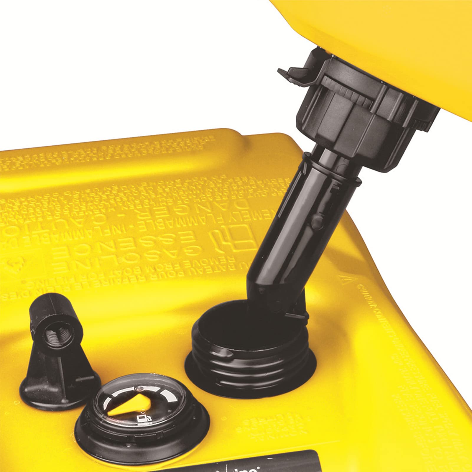 Tanica per Carburante, stoccaggio per tanica di Gas in plastica da 5L/10L/20L, Serbatoi di trasferimento di Carburante Portatili con Tubo dell'olio Integrato