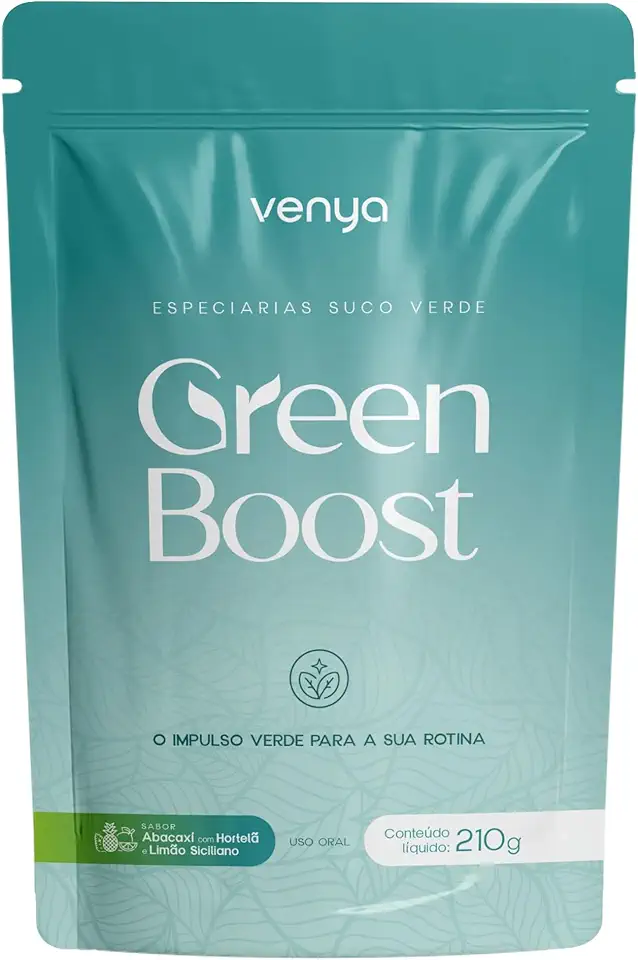 Suco Verde, Natural, +18 Superingredientes, Frutas, Raizes e muito mais, se Sinta Mais Leve, Impulso para a sua Rotina