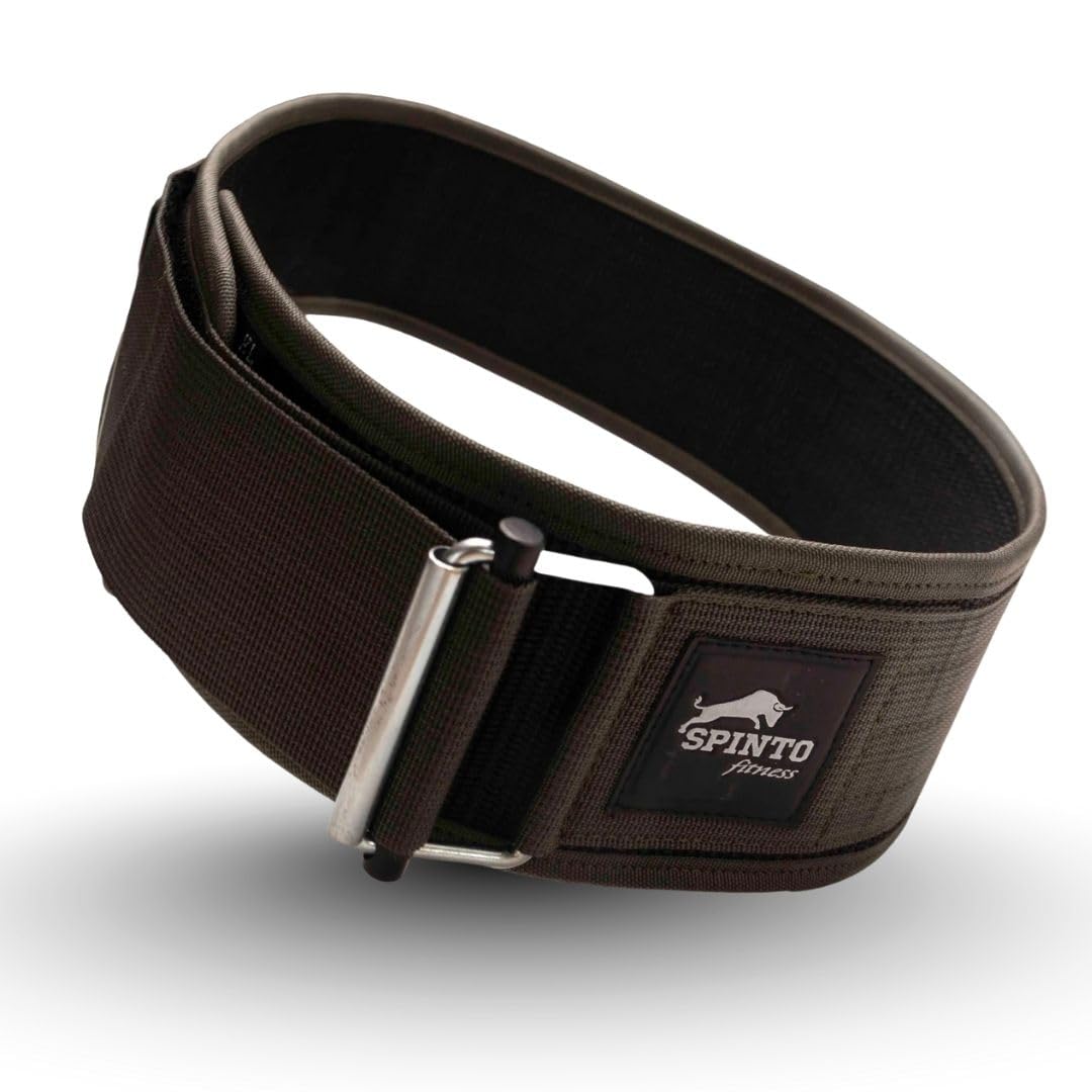 Spinto-71 Leather 6" Weight Lifting Belt - Small