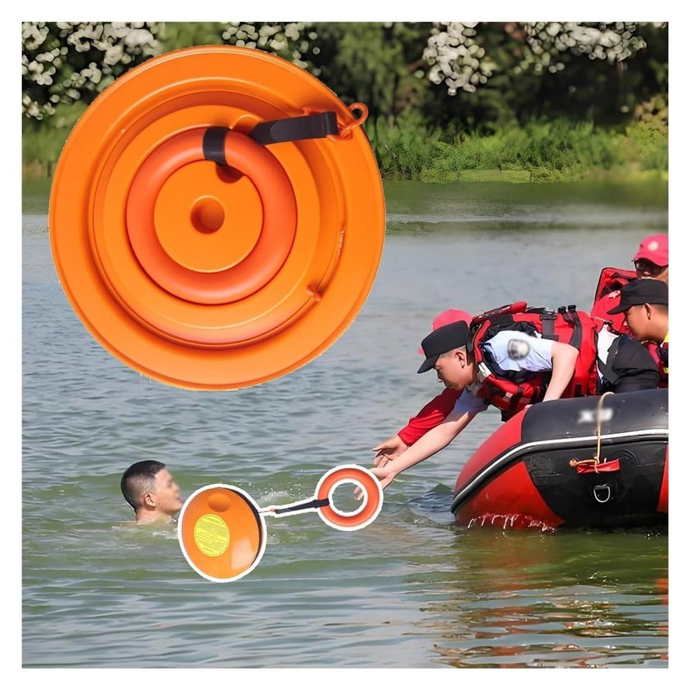 Emergency Rescue Frisbee – tarcza zapobiegająca utonięciu do jezior i rzek, przenośna deska ratunkowa, karbowana konstrukcja dla łatwego chwytania, 5-pak bezpieczeństwa