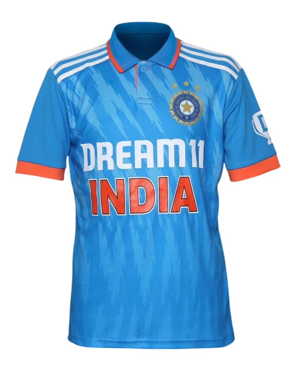 NEW India Cricket Jersey, Supporter cricket T-shirt 2023 (XL)
