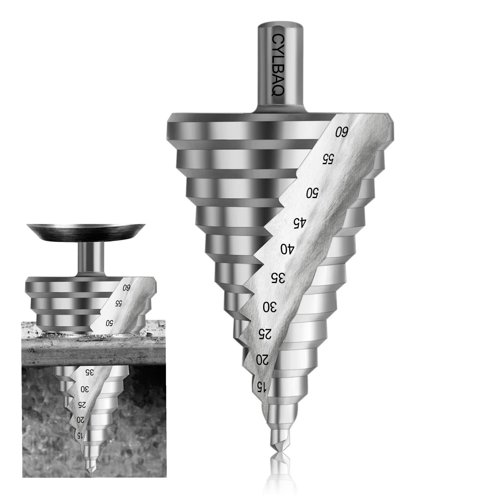 Svasatore HSS 120 Gradi 6.3mm - Per Smusso Legno E Acciaio, 3 Taglienti Per Precisione - Foto 2