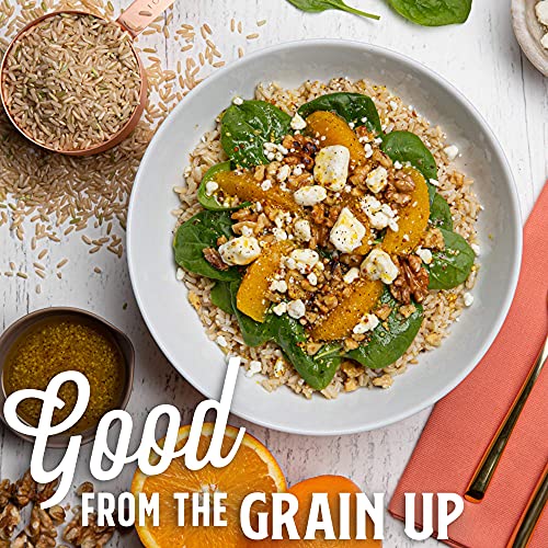 Lundberg Family Farms - California Brown Basmati Rice, Bulk Rice, 100% Whole Grain, High Fiber, Pantry Staple, Great For Cooking, Non-Sticky, Gluten-Free, Non-Gmo, Vegan, Kosher (32 Oz, 6-Pack) #TOP3