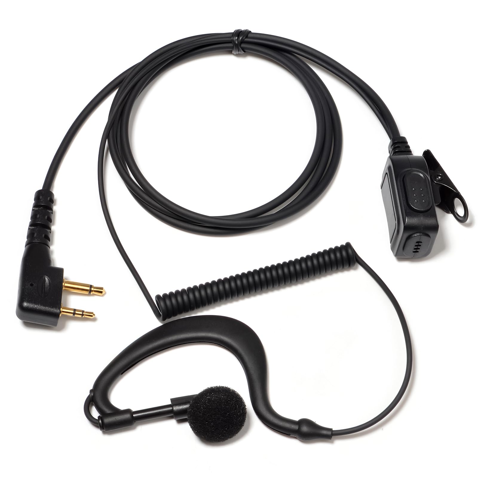 Auricolari radio G7 G7 XTR G9 Pro Plus G5 G6 G8 XT30 XT50 XT60 XT70 ALAN42 ALAN52 M24 M48 PMR446 2 Pin Walkie Talkie CB Accessori con microfono PTT (2 pezzi)