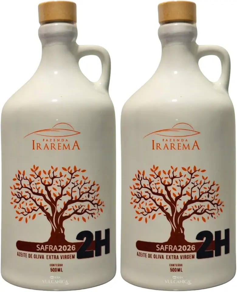Kit 1 Litro Azeite de Oliva Extra Virgem Brasileiro - Irarema 2H (2x 500ml)