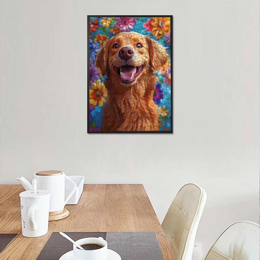 Puzzle 6000 sztuk, urocze puzzle dla psów dla dorosłych 6000, drewniane puzzle, klasyczne gry edukacyjne, niemożliwe wyzwanie, gry i zajęcia rodzinne, prezent kreatywny DX0YL1-514