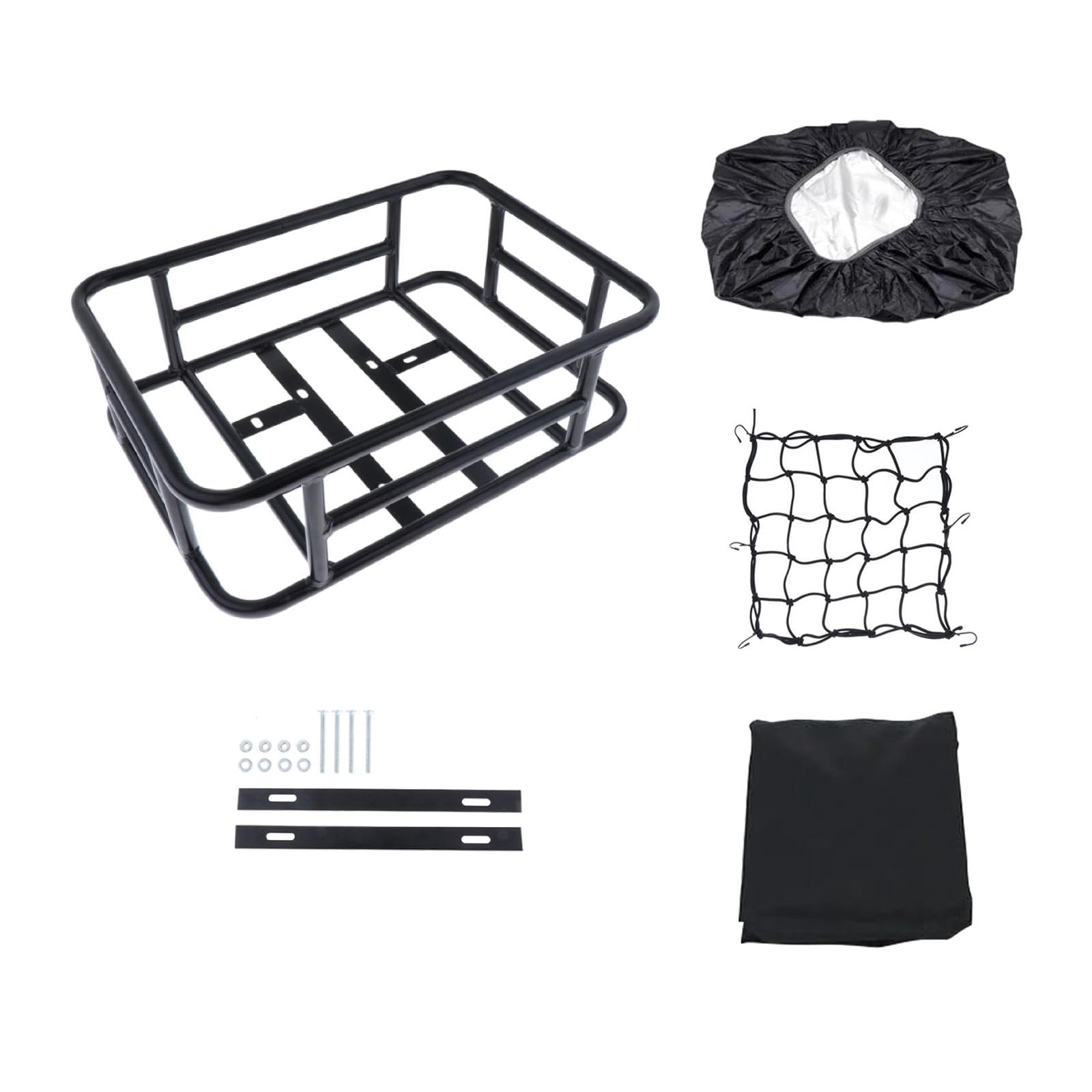 Fahrrad Heckkorb, Hinterer Fahrrad Gepäckträger, Robuste Packtaschen, Hinterer Fahrradkorb für Mountainbikes, Rennräder, Fahrradausrüstung
