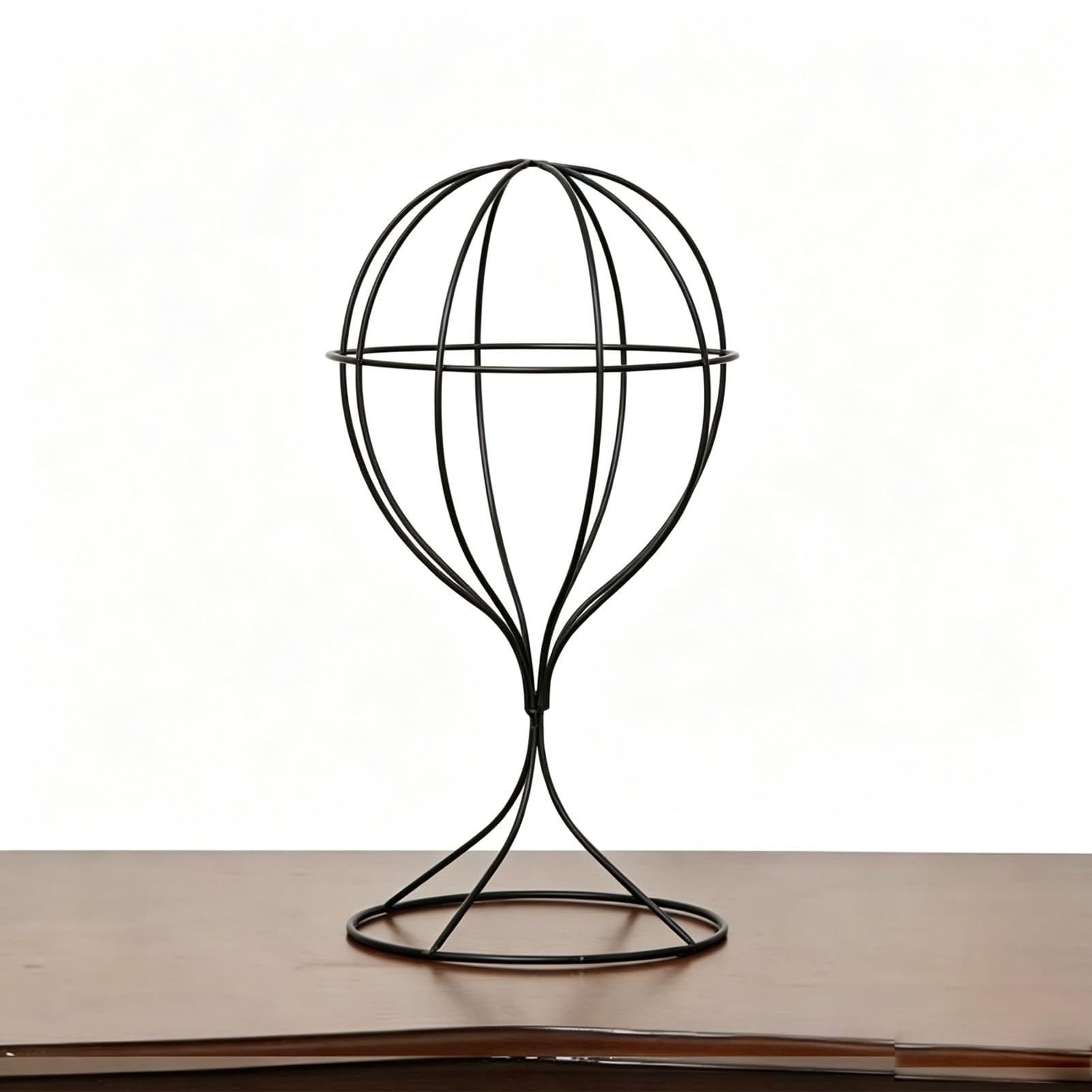 YAOHY Wrought Iron Hat Display Stand, Wig Stand, Hat Rack for Retail Gold, Wig Holders, Hats Holder Stand, Home and Store Display Racks