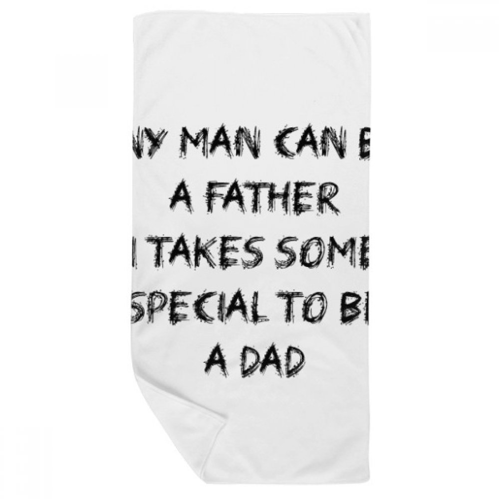 Serviette de bain pour un festival de papa, le textile doux multicolore idéal après le sport