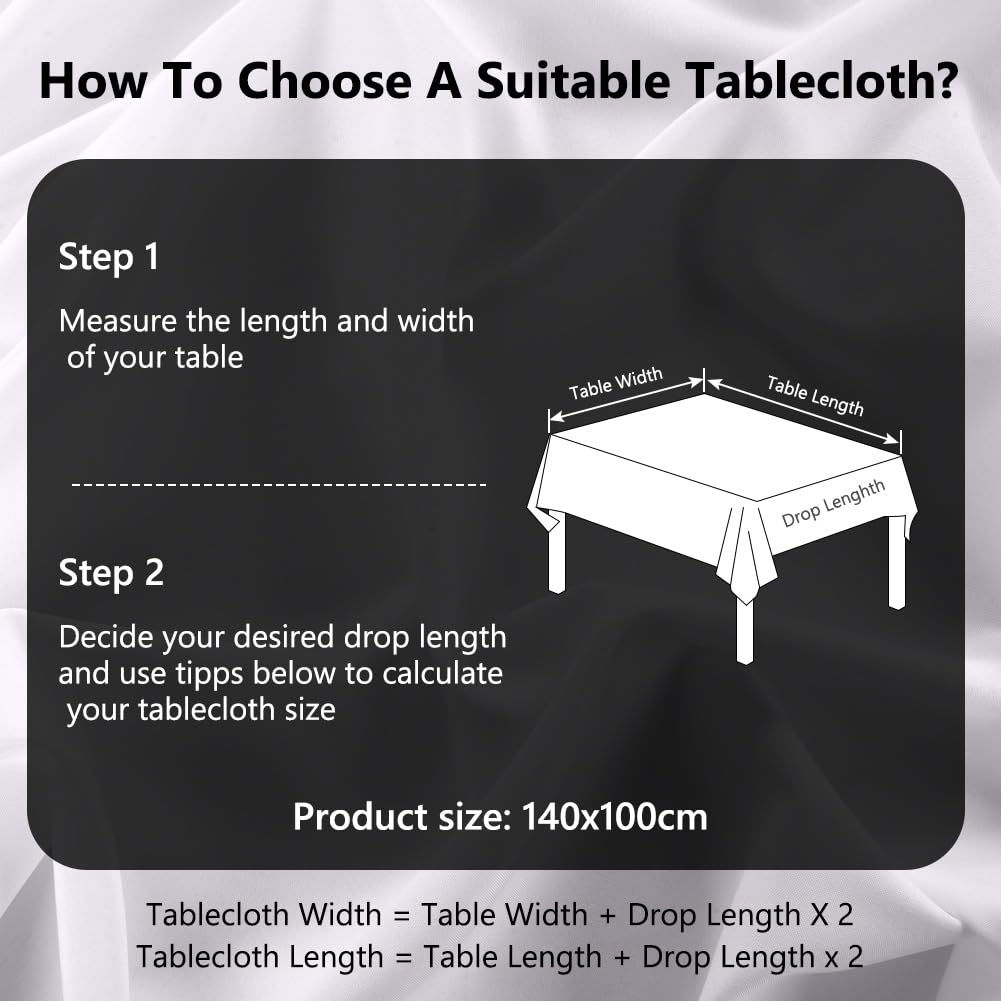 AUAUY Rond tafelkleed, vlekbestendig, wasbaar en waterdicht, tafelkleed van polyester, tafelkleed voor keukentafeldecoratie, voor eetkamer, tuin, feest of thuis - Grijs - 120 cm