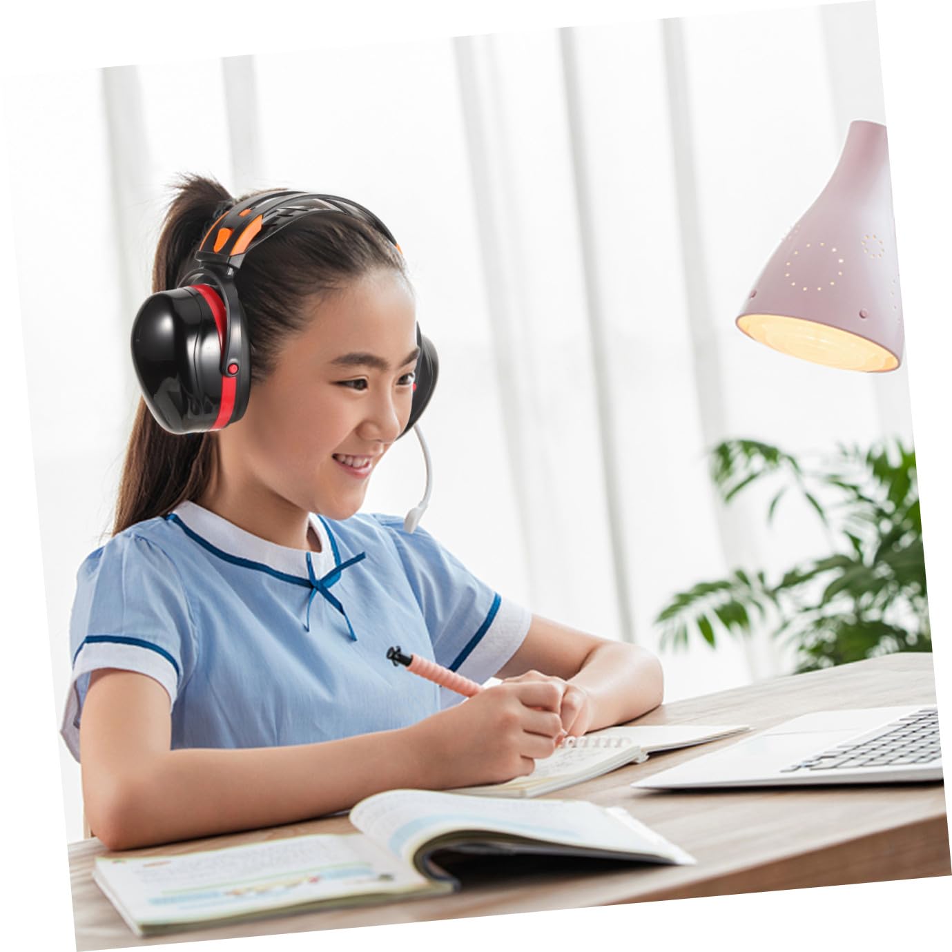 DOITOOL 5 Piezas orejeras insonorizadas auriculares de grabación con cable brotes amperio auriculares con cancelación de ruido auriculares antiruido auriculares cable auriculares con cable