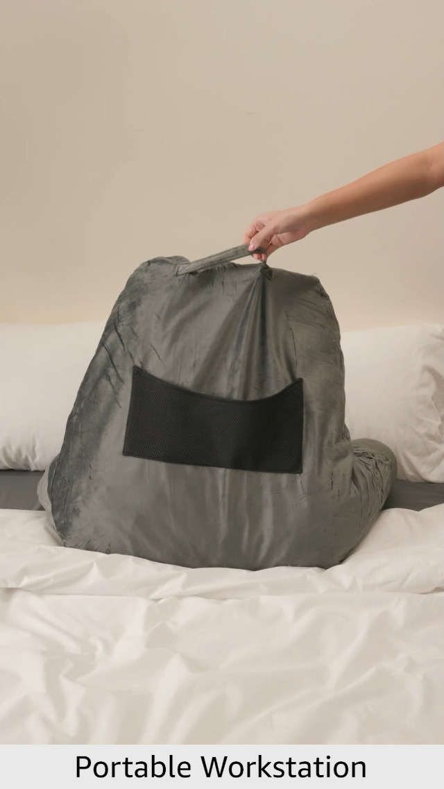 Amazon.com: Nestl Reading Pillow with Portable Laptop Lap Desk