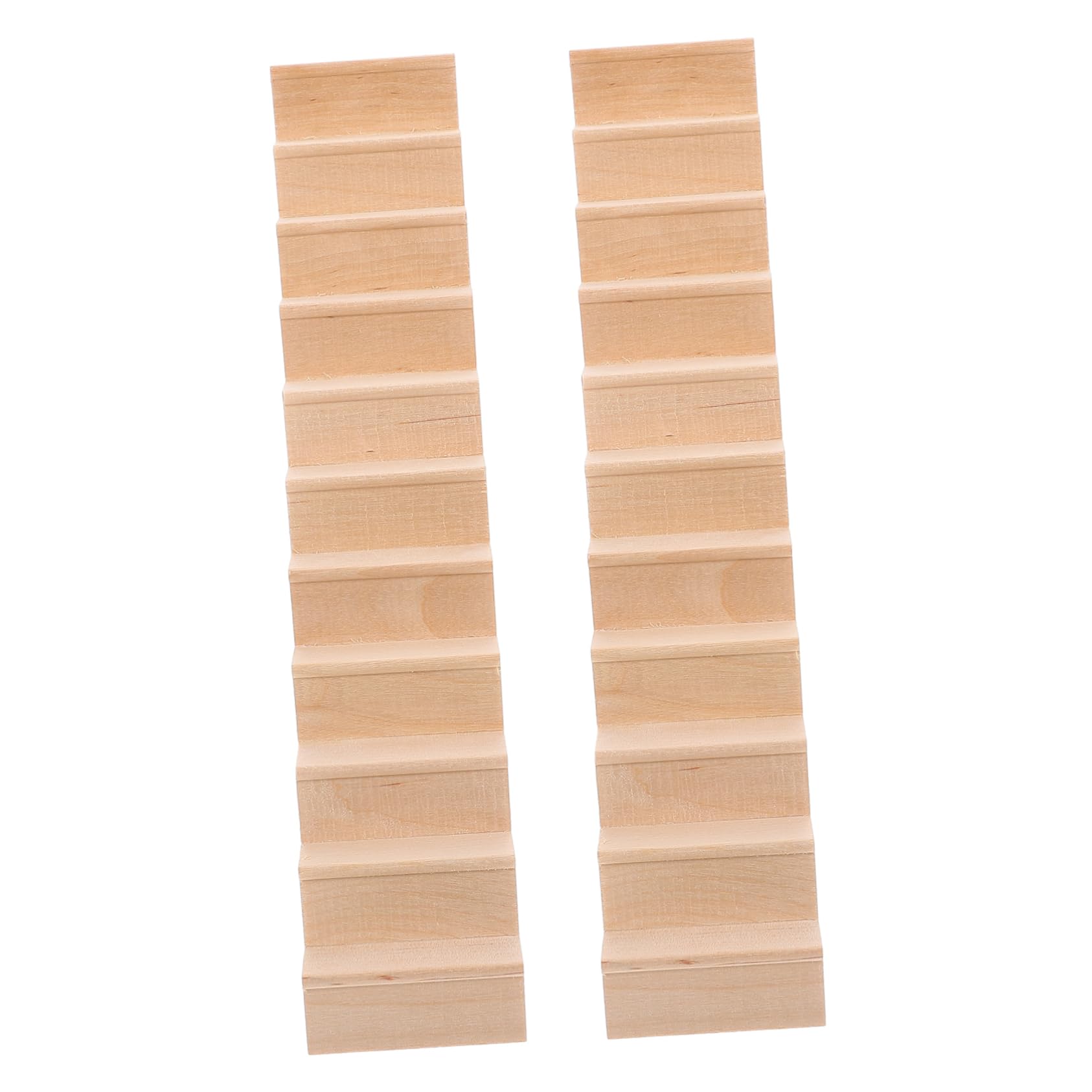 Toyvian Mini échelle 1/12 pour maison de poupée, mini escalier en bois, mobilier féérique, jardin, échelle, maison de poupée, balustrade, décoration