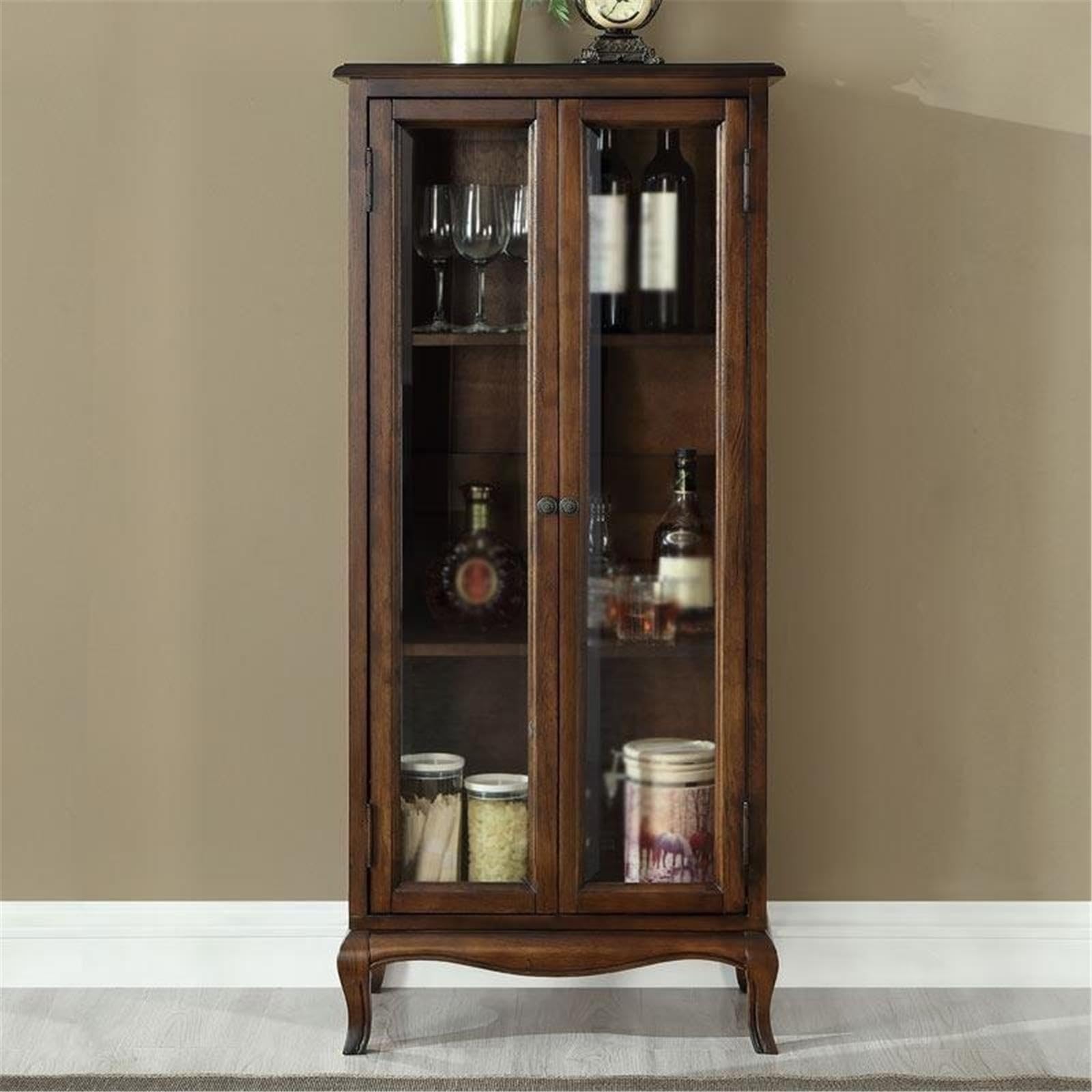 Armoire à vin en Verre à Double Porte, vitrine for la Maison