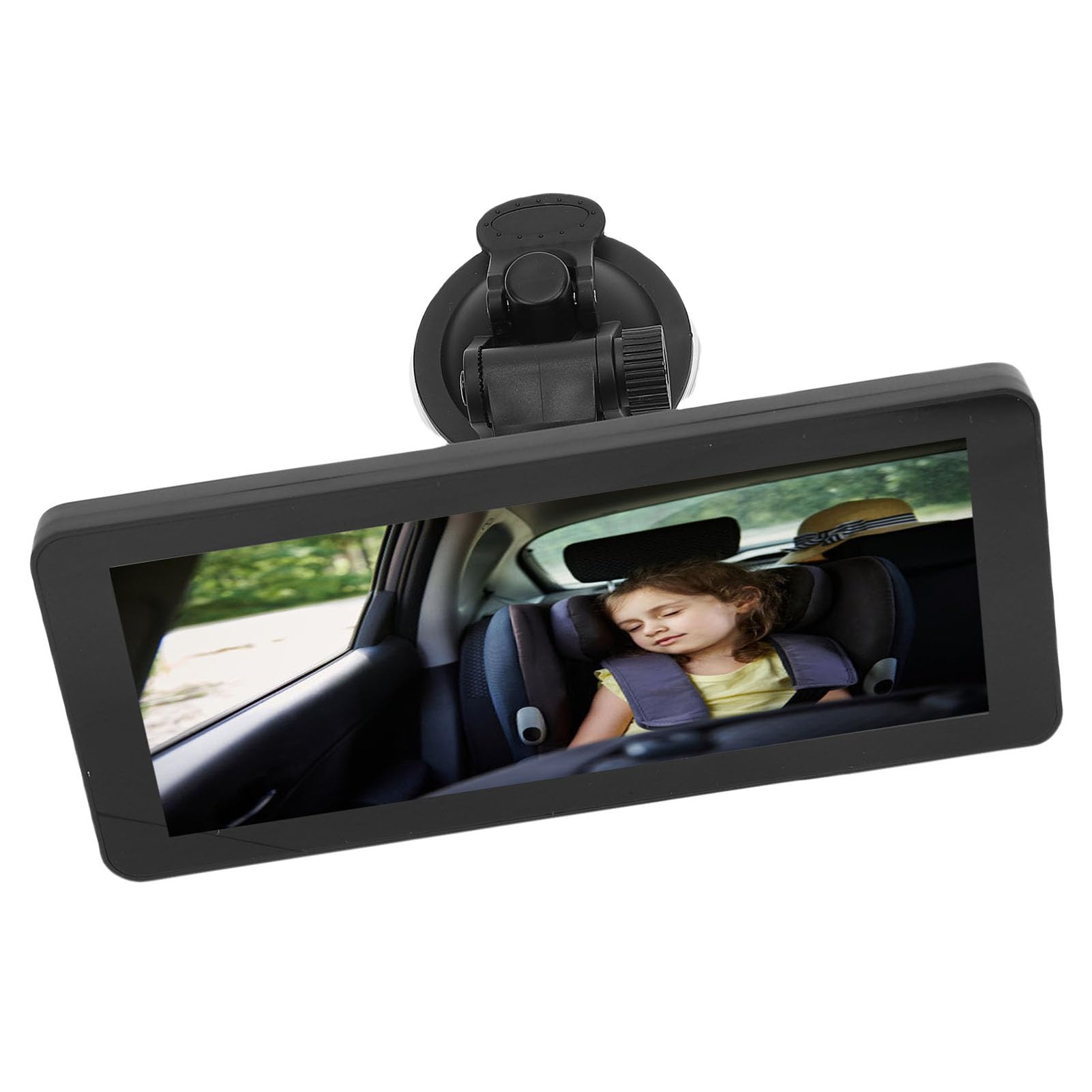 Tangxi Double Caméra de Voiture pour bébé, écran partagé HD de 6,86 Pouces avec Transmission à 0 Retard, luminosité Réglable et Support Stable, pour Voitures, SUV et Petits Camions