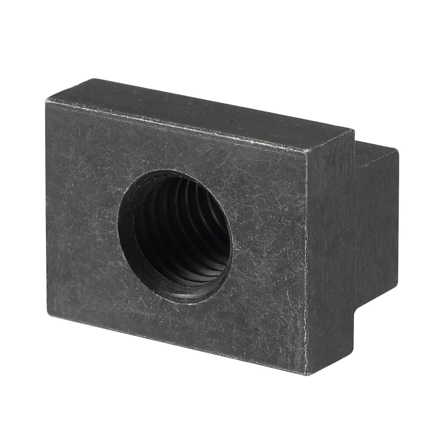 M12 Thread T Slot Nuts Alloy Steel Black Oxide Finish Grade 8.8 Tapped Through Slot T-Nuts Furniture 5Pcs
