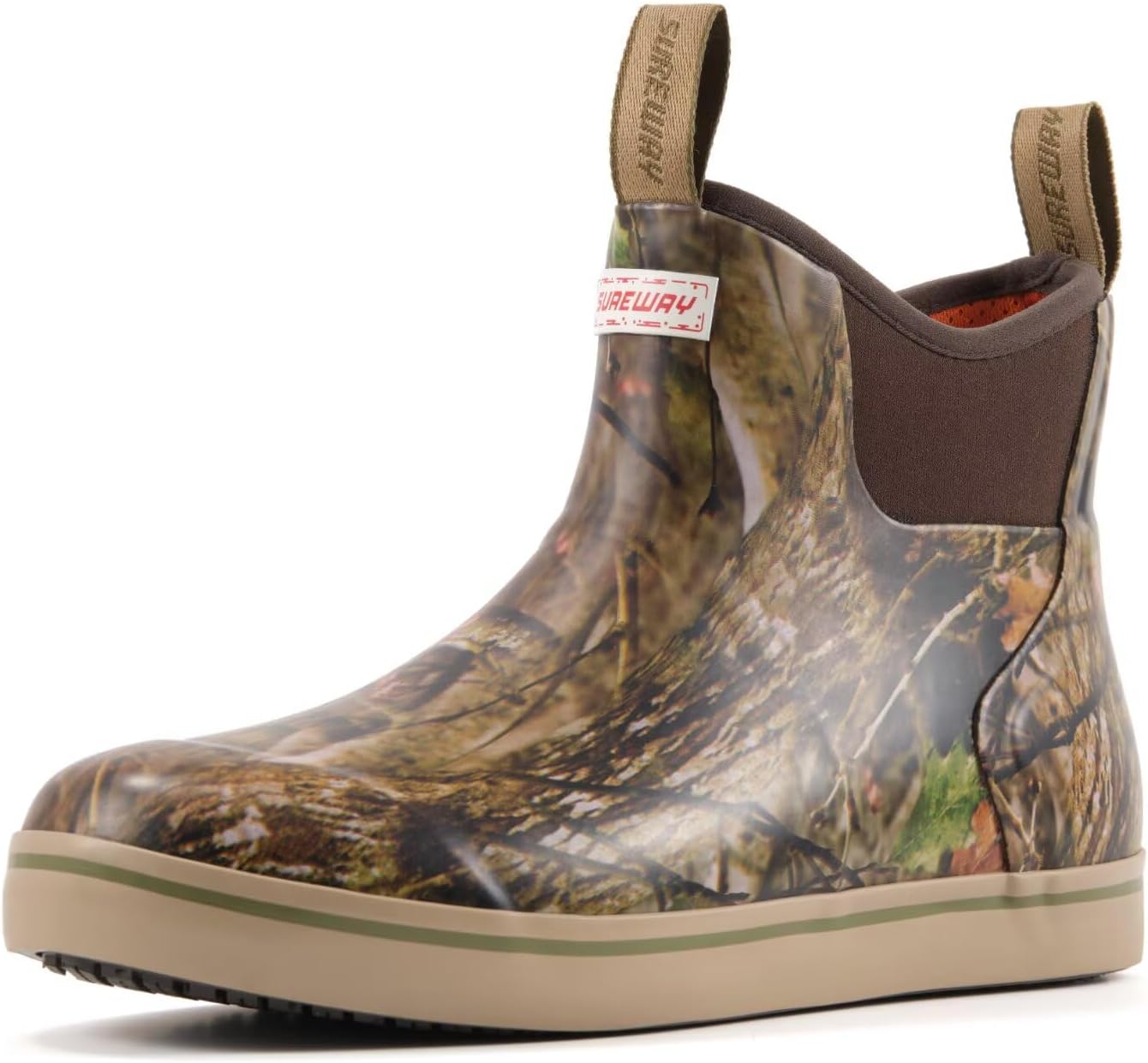 SUREWAY Women's Deck Boots Professional Non-Slip Fishing & Ankle Deck Boot Waterproof Rain Boots