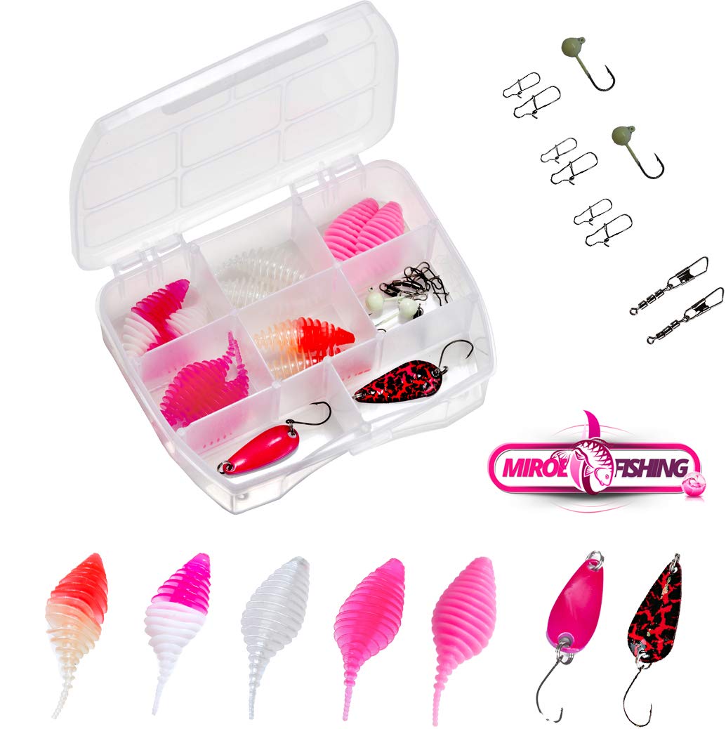 FISHN Set Di 5 Pesci Di Gomma GOBYONE 7,6 Cm 9 Gr Ultra Realistici Per La Pesca Di Pesce Persico E (MUDD - Foto 11