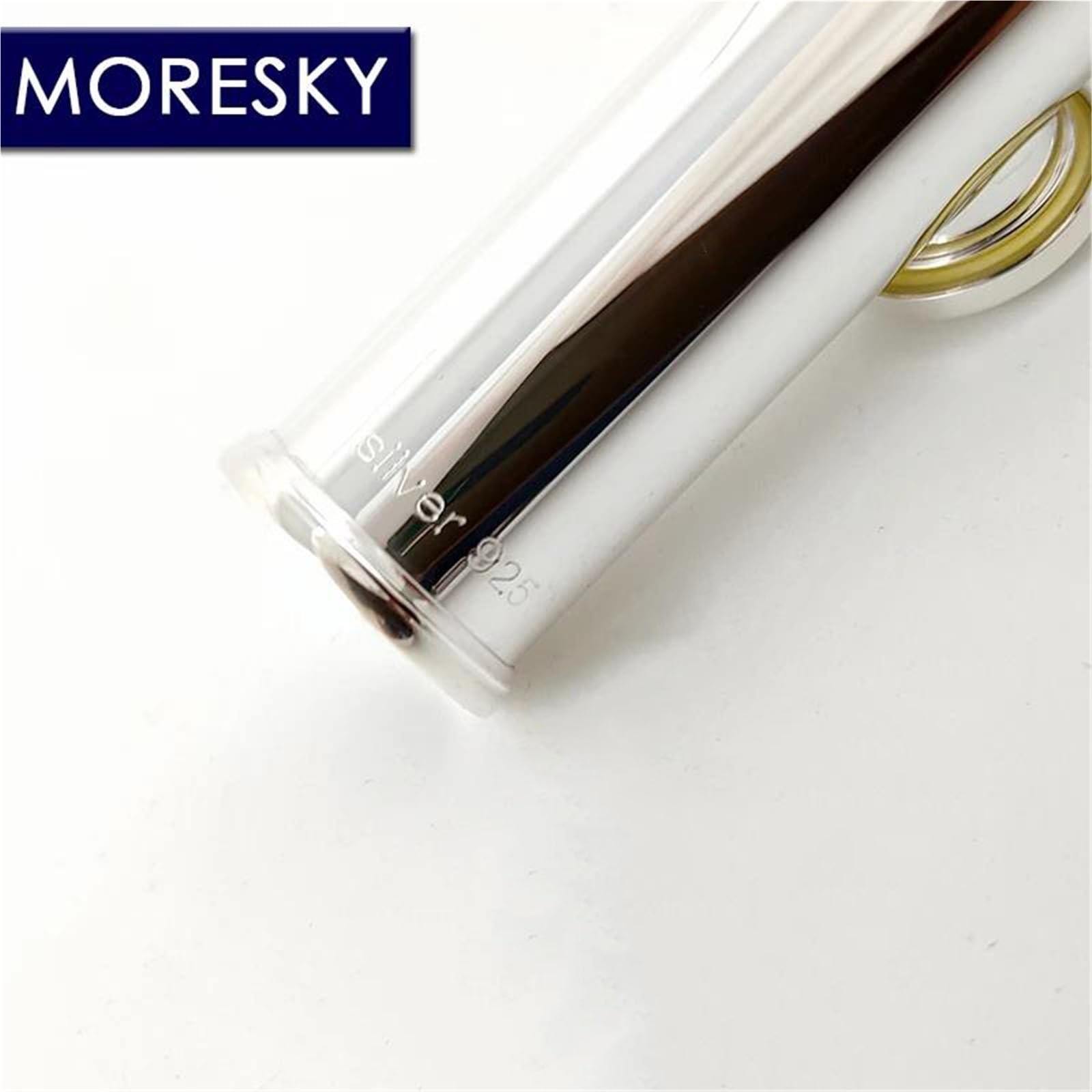 Flauto Traverso MORESKY Flauto Con Corpo In Argento A 17 Fori Aperti Tono C Modello Professionale
