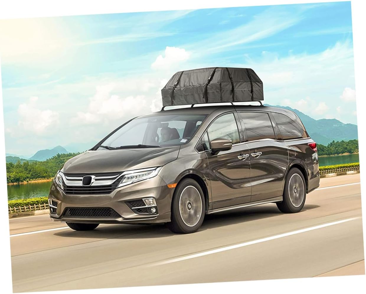 VALICLUD Waterproof 600d Oxford Car Rooftop Cargo Bag, Large Capacity Vehicle Roof Carrier with Sunproof Dustproof Protection, Soft-Shell Storage for Travel and Outdoor Use