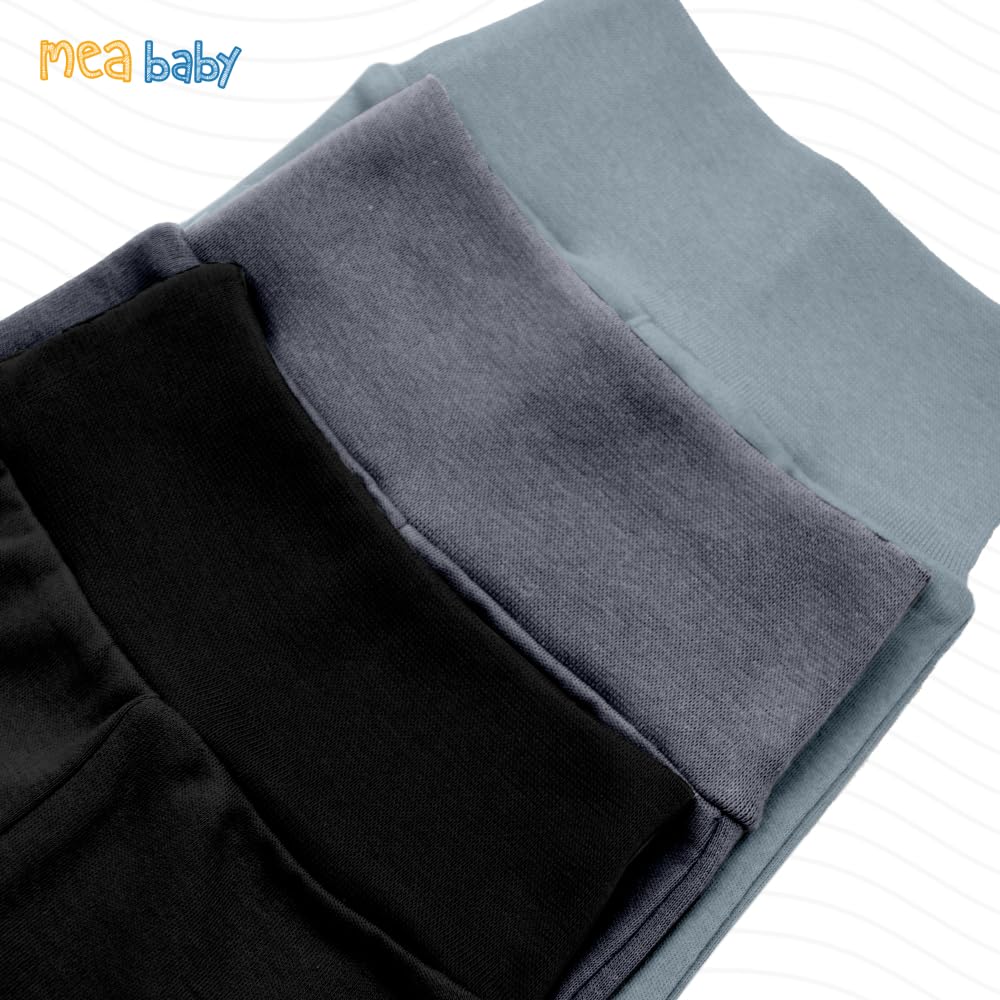 MEA BABY Pantaloni Bebè Unisex con Piede 100% Cotone Confezione da 5, Pantaloni Tutina Bebè con Piede, Pantaloni Bebè con Piede Bambino Pantaloni Bebè con Piede Bambina (74, Ragazzi4)