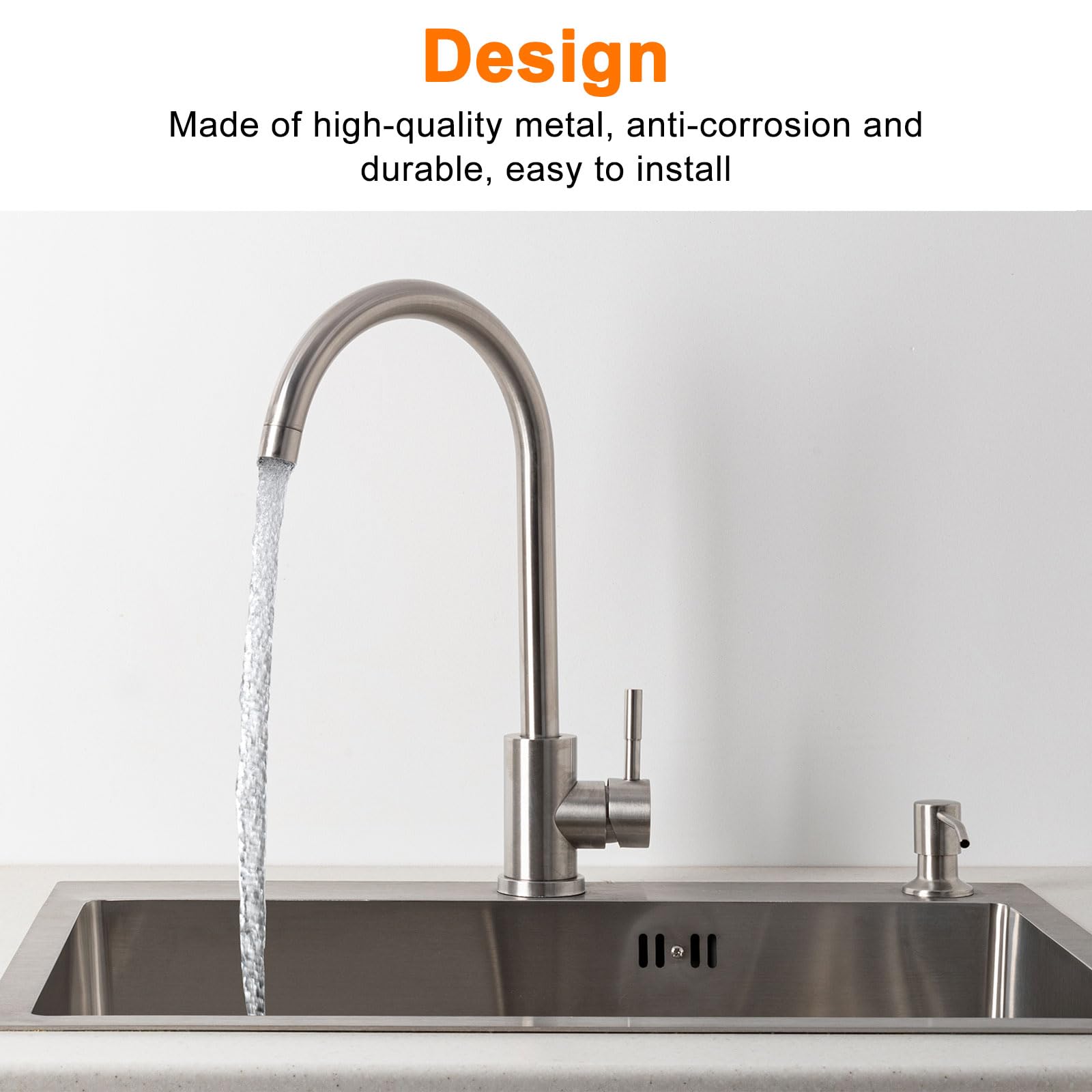 Uxcell 2-Pack Faucet Base Rings – 2.13" OD X 1.26" ID Stainless Steel Escutcheon Covers (Silver)